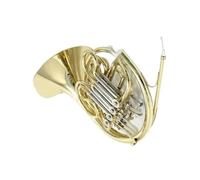 Professional Performance Grade Double Row French Horn Instrument In The Key Of Bb/F Marching Horn