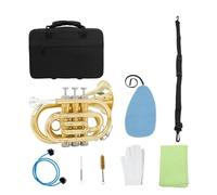 Professional Performance Mini Trumpet Bb Tune Brass Instrument