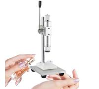 Professional Perfume Bottle Capper, Manual Perfume Crimper Tools, Aluminum Cap Perfume Capping Machine, Perfume Glass Bottle Sealing Machine, Non-slip Handle,15mm