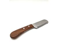 Professional Pet Grooming Stripping Knife - Stainless Steel Blade with Wooden Handle - Hand-Stripping Tool for Dogs with Wiry or Double Coats