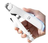 Professional Pet Nail Clipper with LED Light for Cats & Dogs, Cat Claw Clippers with Safety Guard, Razor Sharp Blades, Anti-Splash Design