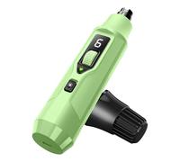 Professional Pet Nail Grinder, 7-Speed LED Electric Dog & Cat Grooming Tool, Quiet Rechargeable Trimmer with Dust Collector, Single-Hand Control (Greem)