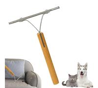 Professional Pet Scraper, Manual Lint Removing Wand, Carpet Furs Extractor, Stainless Steel Finishing Rake with Firm Grip, Fabric Refreshing Accessory, Cleaning Supply for Clothes Car Seat