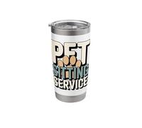 Professional Pet Sitting Service Animal Dog Cat Sitter Stainless Steel Insulated Tumbler