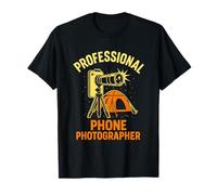 Professional Phone Photographer Content Creator Camera Humor T-Shirt