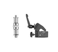 Professional Photography Studio Clamp Set With 5/8" Studs And 2.1" Jaw Capacity For Camera Lighting Mounts Photography Studio Clamp