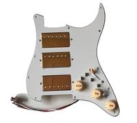 Professional Pickguard Pickup Prewired Loaded Pickguard With Kill Converter Coil Split Alnico 5 Humbucker Pickups 11 Hole For Guitar Pickguard Pickup(E)
