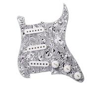 Professional Pickguard Pickup ST SQ Single Single Single Electric Guitar Pickguard Front Cover Circuit Pickup Circuit Guitar Pickguard(K)
