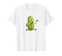 Professional Pickle Taster Funny Eating Mascot Value Graphic T-Shirt, Men, White, M