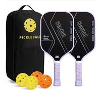 Professional Pickleball Paddle - T700 Carbon Fiber with 3K Weave & Textured Grit Surface | USAPA Approved | 16mm Polymer Honeycomb Core for Power, Control & Ultimate Spin | Includes Shoulder Strap Bag