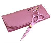 Professional Pink Hair Scissors, Hairdressing Scissors for All Hair Cutting, 5.5 inch (14 cm) - Pink Presentation Case