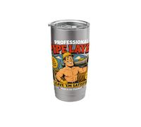 Professional Pipe Layer Funny Raunchy Construction Worker Stainless Steel Insulated Tumbler