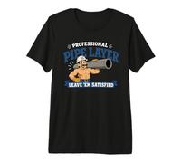 Professional Pipe Layer Funny Raunchy Plumber Plumbing Gag Premium T-Shirt