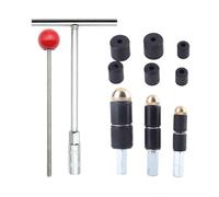 Professional Pipe Water Stopper Kit, Stainless Steel Hot Melt Water Stop Needles, Plumbing Tool for Fast Water Line Repair with T Wrench, Includes G1/2, G3/4, G1 Pipes and Spare Ru