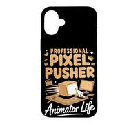 Professional Pixel Pusher Animator Life Case for iPhone 16 Plus