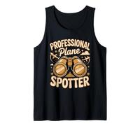 Professional Plane Spotter Jet Planes Aviation Tank Top