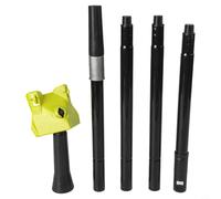 Professional Plastering and Puttying Tasks（B） Corner Finisher Gadget for Drywall Applications 360° Rotating Carbon Steel Structure with Ergonomic Grip Smooth Inside and Outside Corner for Finishing