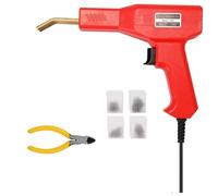 Professional Plastic Welding Gun Kit - 4 Staples Tips for Car Bumper/Kayak/Repairs Tools Welder Machine