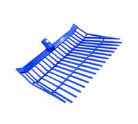 Professional Plastics Horse Manures Rakes for Efficient Stable Maintenance Ergonomic Design 18 Angled Tines Hays Pitches Fork for Horse Stable Farm