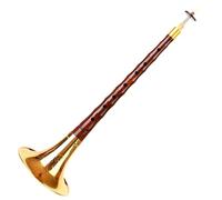 Professional Playing Old Mahogany Suona Chinese Folk Traditional Suona Horn With Accessories Suona For Beginners (Color : E flat)