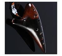 Professional Playing Type 12-hole Alto C Key Ocarina Musical Instrument Twelve-hole AC Smoked Ceramic Ocarina ocarina instrument (2)