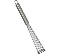 Professional Plus Ball Whisk, Mini Ball, Flexible, Durable, Extended, Environmentally Friendly Stainless Steel, Beater Egg, Manual Mixer Whisk Cooking Blender for Sauces, Eggs, Cream (12.2 In/31cm)