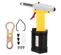 Professional Pneumatic Air Riveter Gun 20mm Stroke Heavy Duty Industrial Strength Riveting Tool for Metal Sheet Pipe Cabinet Chassis Manufacturing