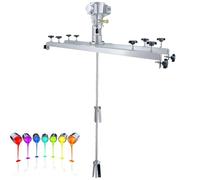 Professional Pneumatic Tank Mixer Machine,1 Ton/1000L 1HP Pneumatic Paint Mixer, Paint Stirring Machine, Folding Propeller, Suitable for ink, printing dyeing and food H003