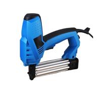 Professional Pneumatic Upholstery Stapler 2 in 1 Electric Nail Gun Shooting Straight U-Shaped Woodworking Tools