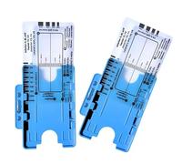 Professional Pocket Card 7 Step Ruler for Easy Electrocardiogram Assessment Reference Guide Efficient Heart Data Reading Medicals Student Supplies