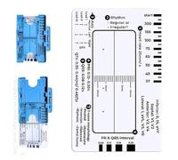 Professional Pocket Card 7 Step Ruler for Easy Electrocardiogram Assessment Reference Guide Efficient Heart Data Reading Clinical Electrocardiogram Instrument