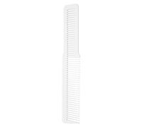 Professional Pocket Comb for Hairdressing - Fine & Wide Tooth Haircut Styling Comb - Black, Suitable for All Hair Types (White)