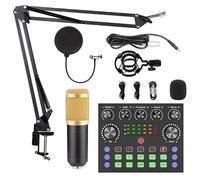 Professional Podcast Recording Bundle, Complete Studio Kit with Microphone & Audio Interface for YouTube, Streaming & PC Recording Gold