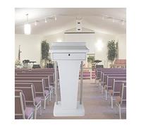 Professional Podium Stand with Spacious Reading SurfaceIdeal for Conferences Weddings Lectures Events & ChurchVersatile Lectern for Public Speaking