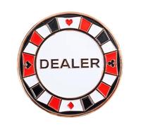 Professional Poker Game Dealer Button Set For Gambling Cards Game Metal Small Blind Big Blind Dealer Puck Buttons Dealer Button Dealer Puck Buttons