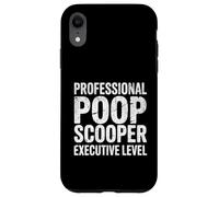 Professional Poop Scooper Executive Level Funny Dog Mom Dad Case for iPhone XR