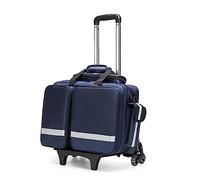 Professional Portable First Aid Kit Bag with Inner Dividers, Large Capacity Waterproof Emergency Medical Storage for EMT, EMS, Paramedics and Outdoor Rescue