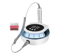 Professional Portable Nail Drill Electric File, 45000RPM Nail Drill Machine File Kit with Bits & Storage for Acrylic Nails Remove Nail Gel Polish Manicure for Salon Home-Blue