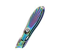 Professional Portable Ultra Sharp Nail Clippers, Luxurious Stainless Steel Toenail Clippers for Thick Nails (Multicolor-Slanted)