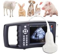 Professional Portable Waterproof Veterinary Obstetric Digital Ultrasonic Scanner Kit with B, Bb, Bm, M Modes for Animal Pregnancy Detection in Farm and Clinic Use