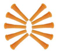 Professional Poultry Plucking Stick Yellow 10pcs Cowhells for Geese | Smooth Operation, Compatible with Most Pluckers, Farm and Slaughter House Use, Replacement Part