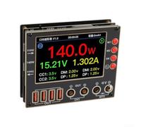 Professional Power Analyzer C09 I2C Waveform Ammeter for Phone Repair and Board Analysis with 4 Inch IPS Screen Black(set 1)