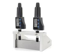 Professional Precision Adjustable Wet Film Applicator with Digital Micrometer, Stainless Steel Digital Display Coating Thickness Gauge, 1-6000um Range for Printing, Paint, Coatings