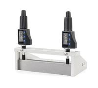 Professional Precision Adjustable Wet Film Applicator with Digital Micrometer, Stainless Steel Digital Display Coating Thickness Gauge, 1-6000um Range for Printing, Paint, Coatings