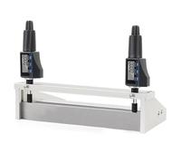 Professional Precision Adjustable Wet Film Applicator with Digital Micrometer, Stainless Steel Digital Display Coating Thickness Gauge, 1-6000um Range for Printing, Paint, Coatings