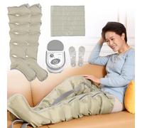 Professional Pressotherapy for Home Complete Home Presotherapy Machine 6 Cameras | Presotherapy Leg And Abdomen Boots Full | Leg Massager Circulation Presotherapy