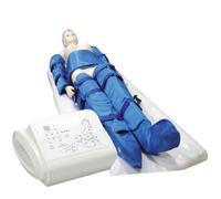 Professional Pressotherapy Lymphatic Drainage Machine,Air Pressure Body Slimming Suit,Electric Massager,4 Modes,for Weight Loss,Leg Arm Waist Massage,Cellulite Reduction Blue