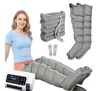 Professional Pressotherapy Lymphatic Drainage Massage, Air Compression Massager Machine, 6-Cavity Recovery Boots for Legs, 0-30 Min,0-240 mmHg Adjustable