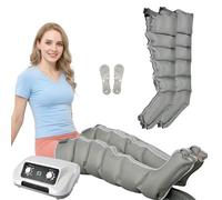 Professional Pressotherapy Lymphatic Drainage Massage, Air Compression Massager Machine, 6-Cavity Recovery Boots for Legs, 0-30 Min,0-240 mmHg Adjustable