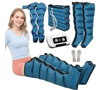 Professional Pressotherapy Lymphatic Drainage Massage, Air Compression Massager Machine, 6-Cavity Recovery Boots for Legs, 0-30 Min,0-240 mmHg Adjustable